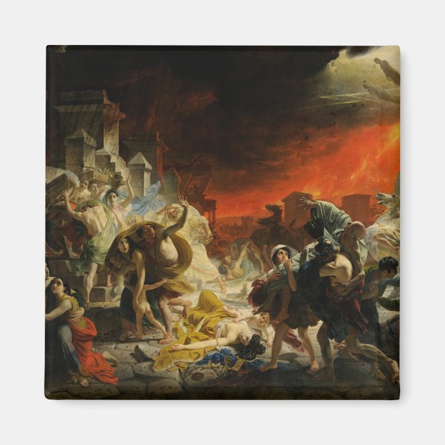 Karl Brullov The Last Day of Pompeii Magnet (Framsidan)