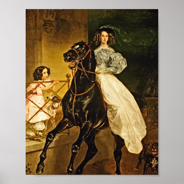Karl Bryullov - A Rider Poster (Framsidan)