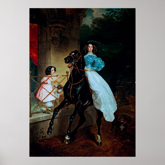 Karl Bryullov: A Rider Poster (Framsidan)