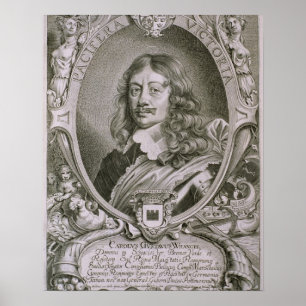 Karl Gustav Wrangel (1603-73) från "Porträtt des Poster