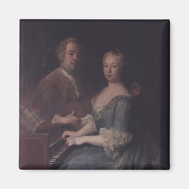 Karl-Heinrich Graun och hans fru Anna-Louise Magnet (Framsidan)