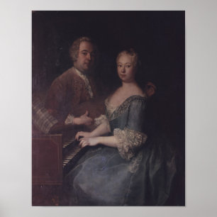 Karl-Heinrich Graun och hans fru Anna-Louise Poster