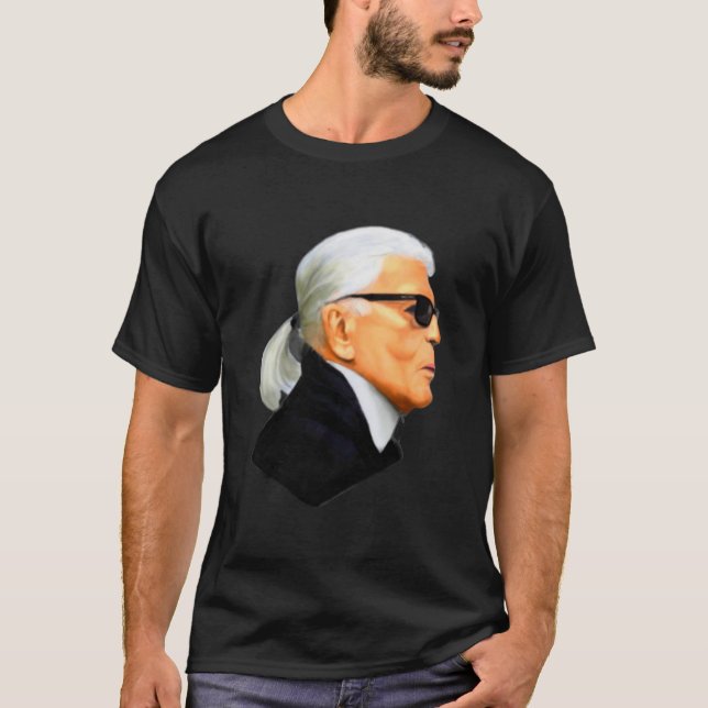 Karl Lagerfeld t skjorta T Shirt (Framsida)