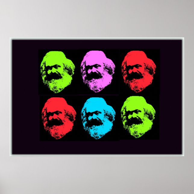 Karl Marx Collage Poster (Framsidan)