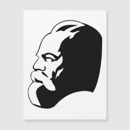 Karl Marx, Communism, Socialism, Soviet Union Magnetisk Inbjudningskort