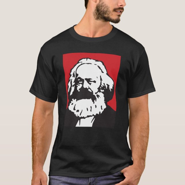 Karl Marx - Communism Socialist  T Shirt (Framsida)