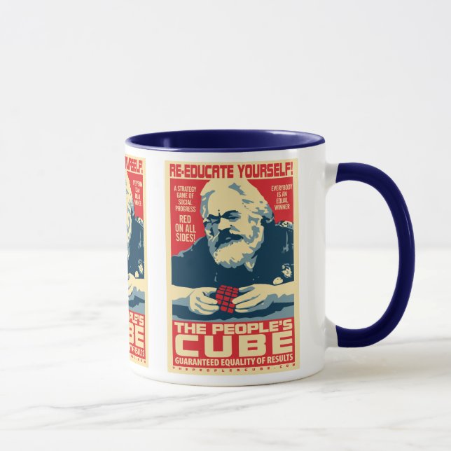 Karl Marx - folkets kub: OHP-mugg Mugg (Höger)