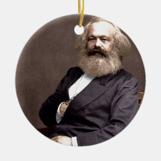 Karl Marx Julgransprydnad Keramik