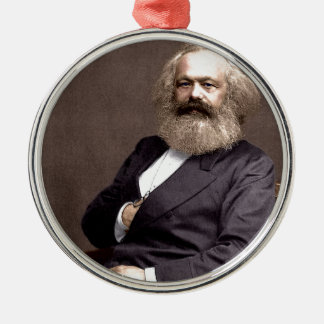 Karl Marx Julgransprydnad Metall