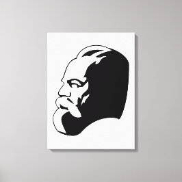 Karl Marx, kommunism, socialism, Sovjetunionen Canvastryck