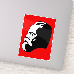Karl Marx, kommunism, socialism, Sovjetunionen Klistermärken