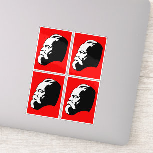 Karl Marx, kommunism, socialism, Sovjetunionen Klistermärken