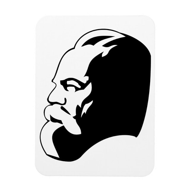 Karl Marx, kommunism, socialism, Sovjetunionen Magnet (Vertikal)
