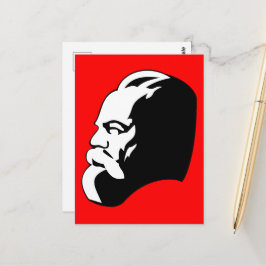 Karl Marx, kommunism, socialism, Sovjetunionen Vykort