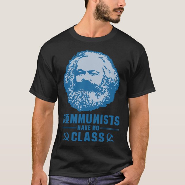 Karl Marx-kommunismens kommunistiska socialismfilo T Shirt (Framsida)