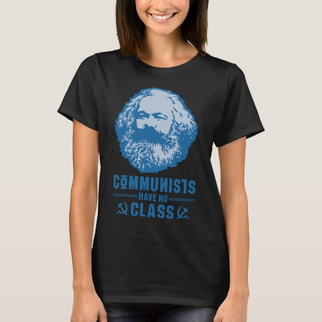 Karl Marx-kommunismens kommunistiska socialismfilo T Shirt (Framsida)
