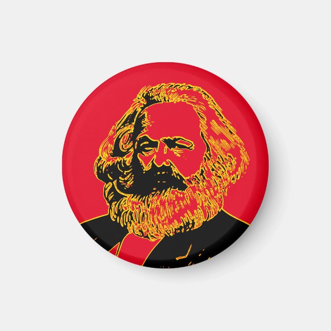 Karl Marx Magnet (Framsidan)