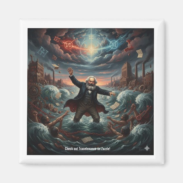 Karl Marx Magnet (Framsidan)