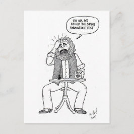 Karl Marx misslyckas SPGB-test Vykort