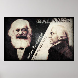 Karl Marx och Adam Smith, Poster