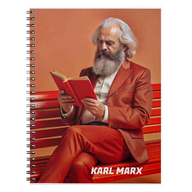 Karl Marx-offertdesign - må vara förändringen! Anteckningsbok (Framsidan)
