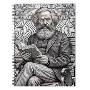 Karl Marx-offertdesign - må vara förändringen! Anteckningsbok