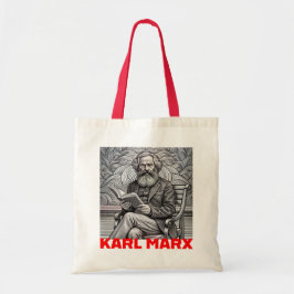 Karl Marx-offertdesign - må vara förändringen! Tygkasse