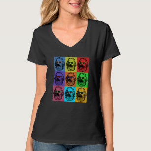 Karl Marx Pop Revolution Filosof Lärare T Shirt