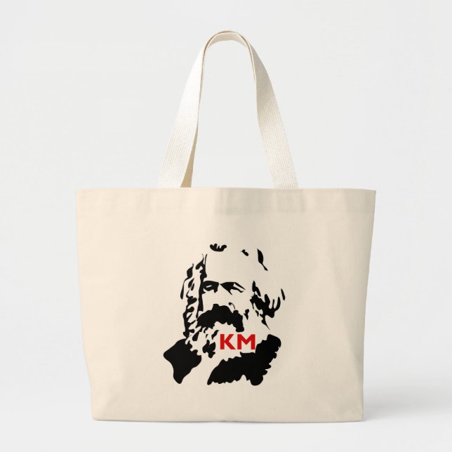 KARL MARX PORTRÄTT 1 JUMBO TYGKASSE (Framsidan)