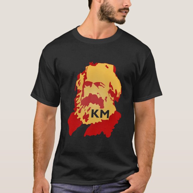 KARL MARX PORTRÄTT T-SHIRT (Framsida)