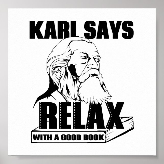 Karl Marx Poster (Framsidan)