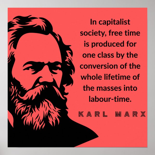 Karl Marx Poster (Framsidan)