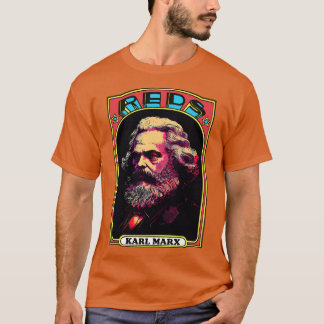 Karl Marx Retro Communist Trading d T Shirt