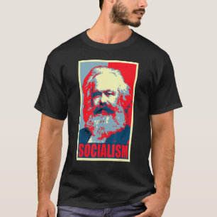 Karl Marx Socialism Pop Art T Shirt