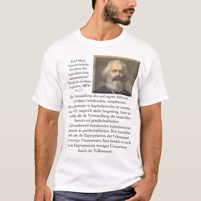 Karl Marx T-shirt (Framsida)