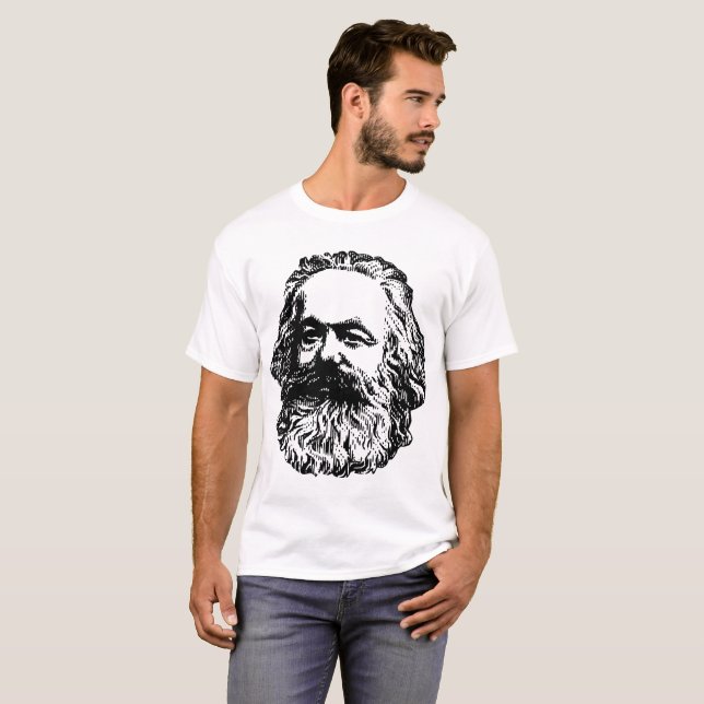 Karl Marx t-skjorta Tröja (Hel framsida)