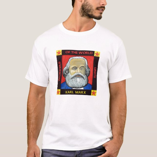 Karl Marx T-tröja Tee (Framsida)