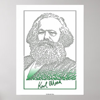 Karl Marx. Tysk filosof och ekonom [003] Poster