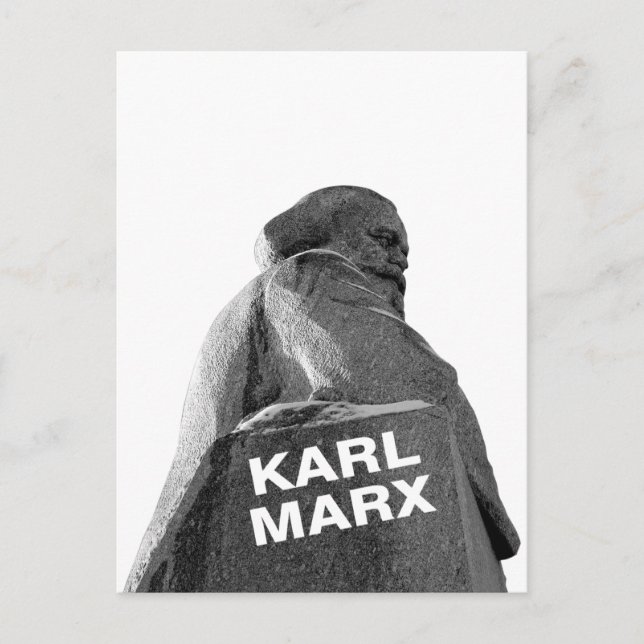 Karl Marx Vykort (Framsida)