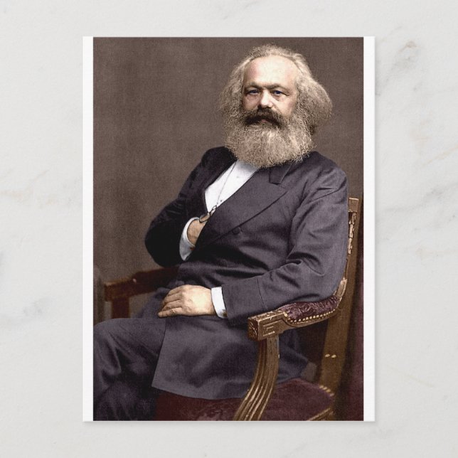 Karl Marx Vykort (Framsida)
