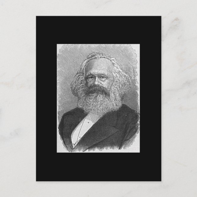 Karl Marx Vykort (Framsida)