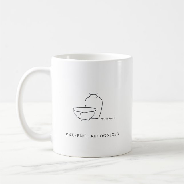 Kärl- Minimalist Sakrament Vittne Mugg Gåva (Vänster)
