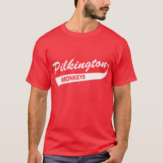 Karl Pilkington härmar den röda T-tröja T Shirt