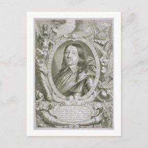 Karl X Gustav (1622-60) Kung i Sverige, från 'Port Vykort