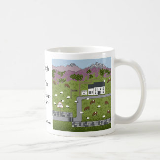Karlavagnen gästgivargård på oxetoren kaffemugg