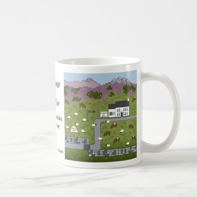 Karlavagnen gästgivargård på oxetoren kaffemugg (Höger)