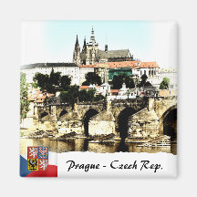 Karlbron, Prag Magnet, Slott Panorama