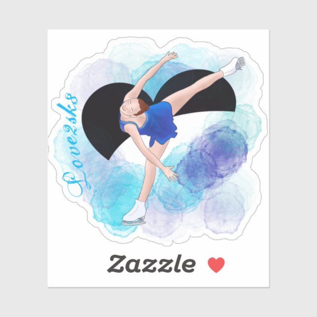 Kärlek2sk8 Klistermärken (Ark)