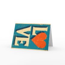 KÄRLEK 1960s-inspirerad grafik