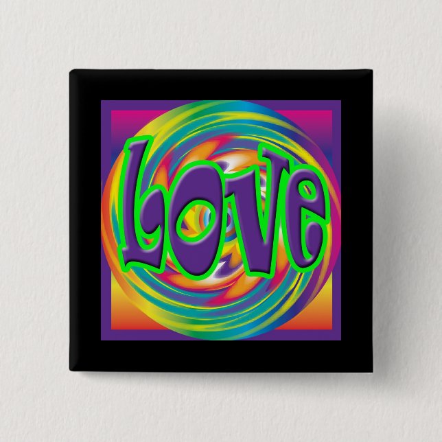 Kärlek 1970-talet Stil Knapp (Framsida)